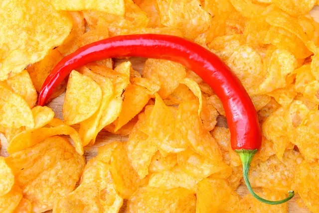 Cannabis  Chili Chips, 100g Euphoria (scharf)